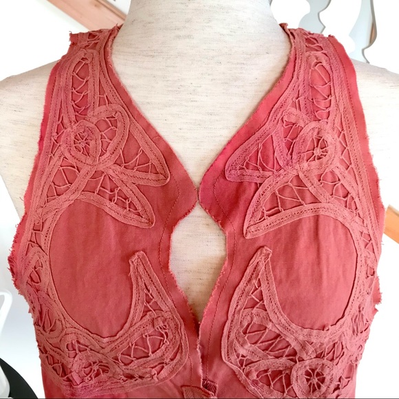 Free People | Romantic Boho Battenberg Lace Vest - Picture 7 of 8